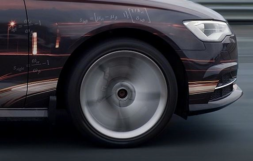 image of car wheel showing the stress which tyres are put under