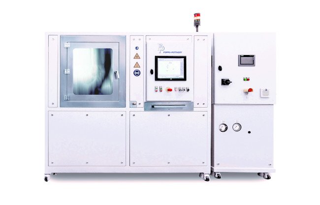 Function Test bench for measuring consumption and performance data of heating and cooling units under changing temperature conditions