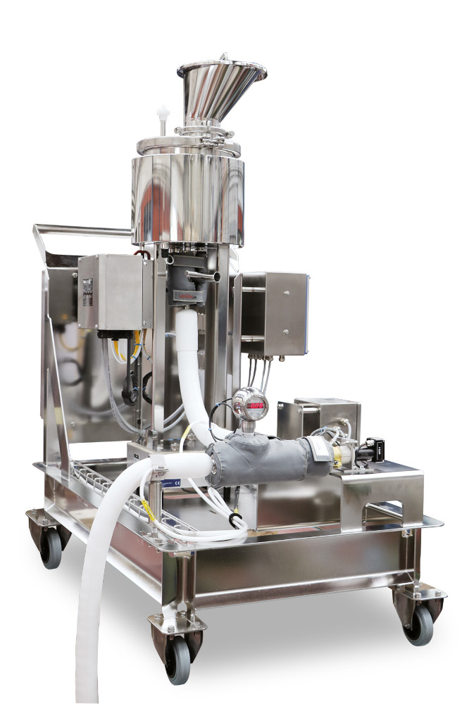 image of machine designed to contain and feed toxic raw materials