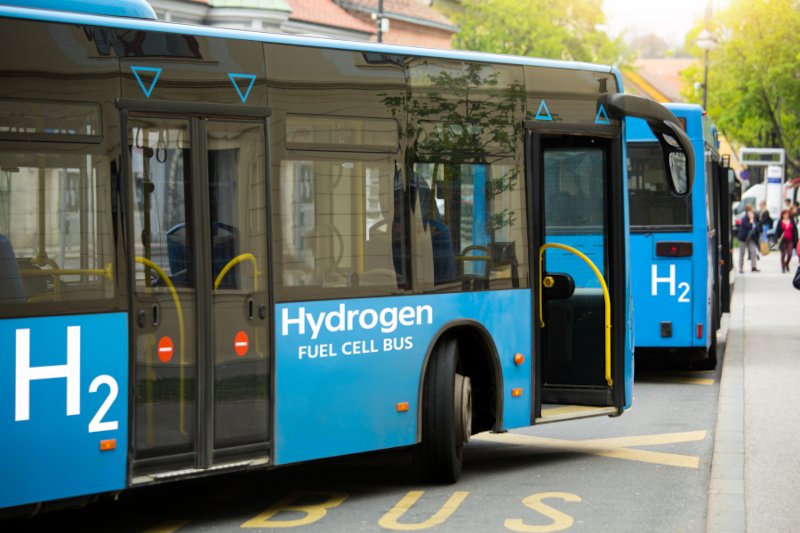 image of hydrogen fuel cell bus